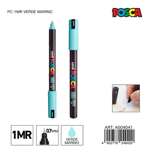 [A004041] Marcador POSCA PC-1MR 0.7 mm color verde marino - Marcadores y artículos de escritura