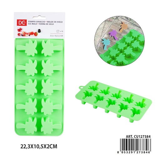 [0243729] Molde de silicona para hielo en forma de palmera 21.3x10.5x2 cm - Utensilios de cocina y moldes para hielo