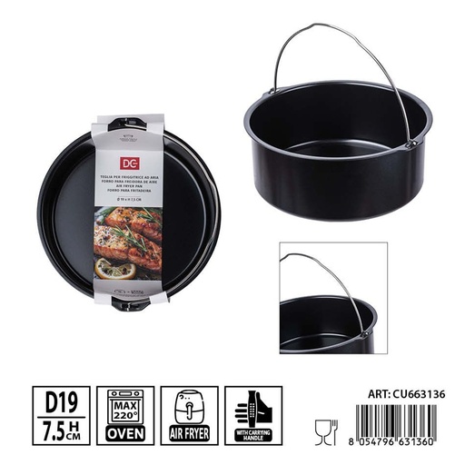 [0240320] Bandeja para freidora de aire 19x7.5 cm - Utensilios de cocina para freír