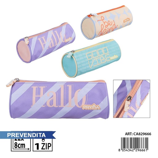[0243991] Estuche cilíndrico 22x8 cm - Accesorios para niños