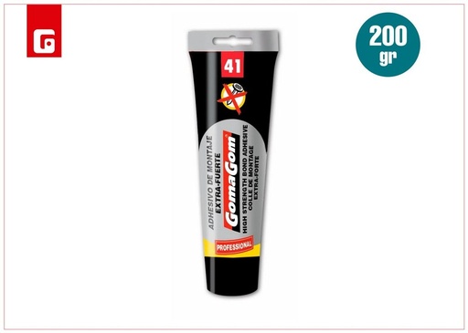 [155215092] Gomagom Nº41 Adhesivo de montaje extra fuerte 200 g - Manualidades y pegamentos