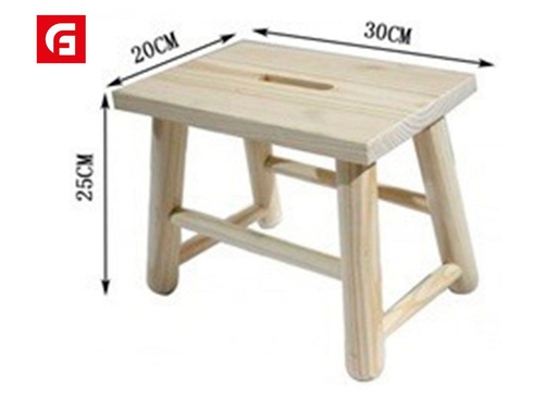 [135888123] Banco de madera 20x30x25 - Mobiliario decorativo