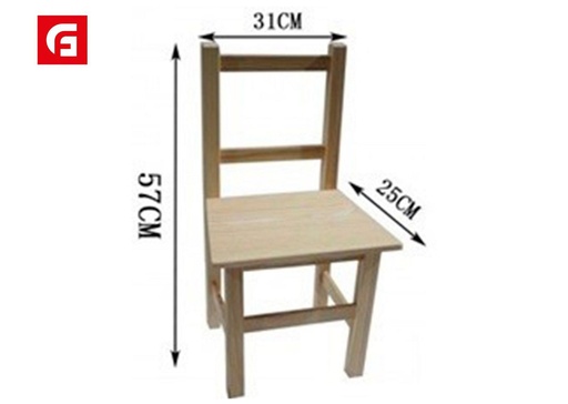 [135888131] Silla de madera para niños N2 25x31x57cm para muebles