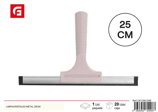 [167381208] Limpiacristales metálico 25cm para ventanas