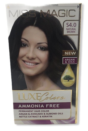 [3800708385884] Tinte Miss Magic sin amoniaco S5.0 castaño claro - Productos de belleza