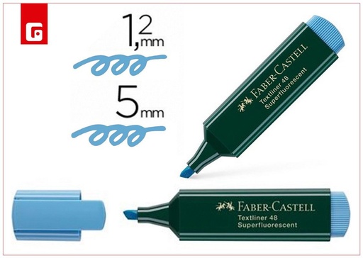 [153801163] Marcador textliner azul 48-51 - Papelería