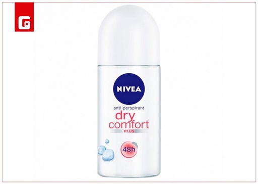 [111638851] Desodorante Nivea Roll-On Woman Blanco Dry para higiene personal