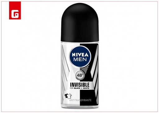 [111638867] Nivea desodorante roll-on 50ml Men Invisible para higiene personal