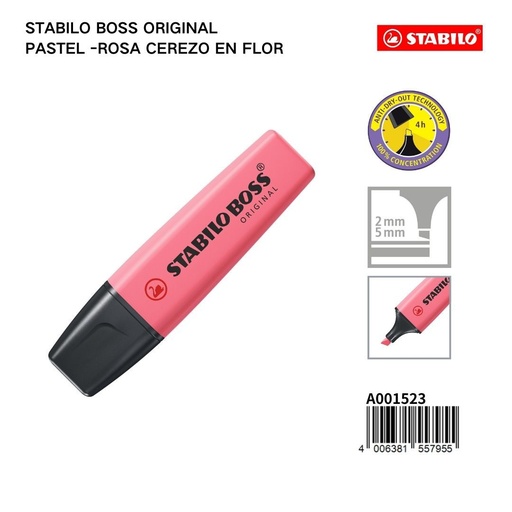 [A001523] Subrayador STABILO de 2/5mm color gris polvoriento - Papelería