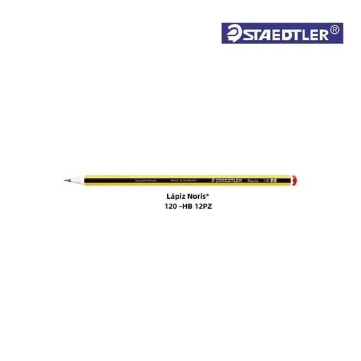 [A000538] Lápiz STAEDTLER Noris HB 100% PEFC - Material escolar y escritura