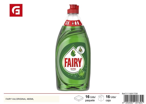 [111691730] Lavavajillas Fairy Vaj. Original 480ml - Limpieza y droguería