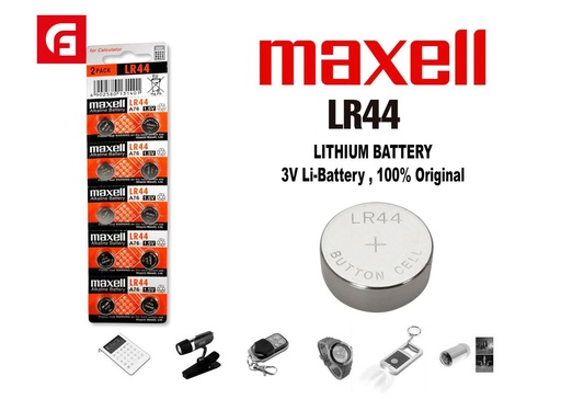 [171113140] Pilas botón 10 unidades MX LR-44 para dispositivos electrónicos