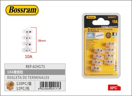 [624171] Regleta de terminales 10A