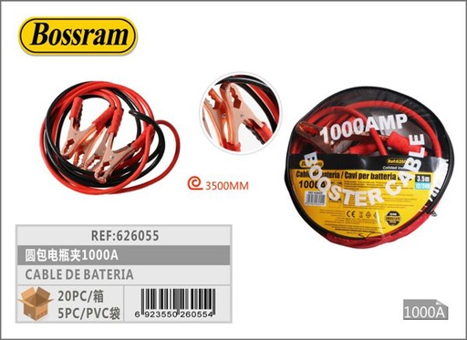 [626055] Cable de batería 1000A 3.5m para coche