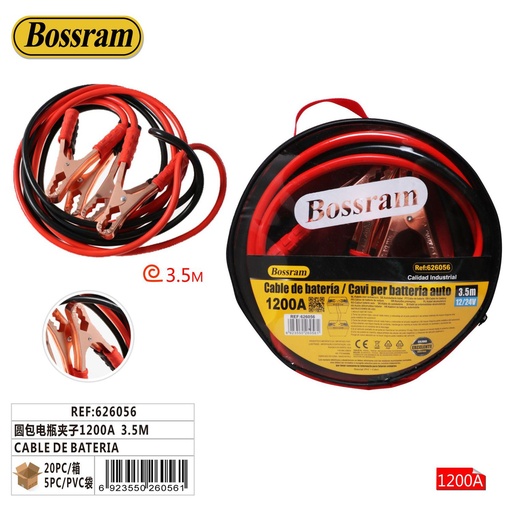 [626056] Cable de batería 3.5m 1200A