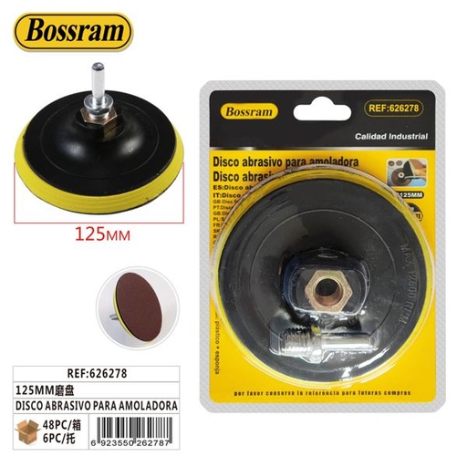 [626278] Disco abrasivo para amoladora 125mm para herramientas