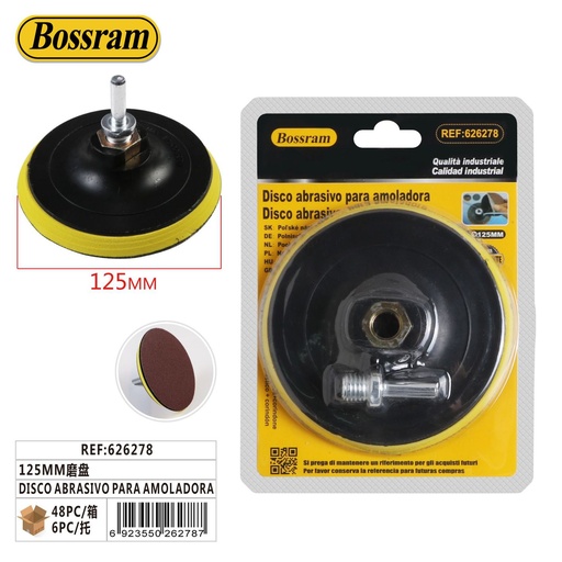 [626278] Disco abrasivo para amoladora 125mm para herramientas