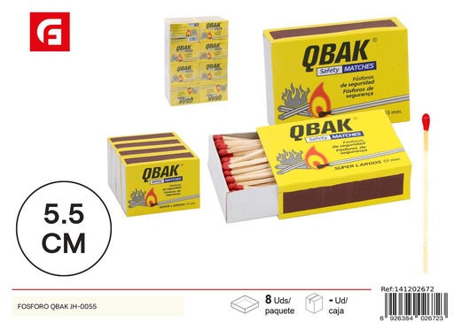 [141202672] Fósforos QBAK 026723 - Artículos de fumar