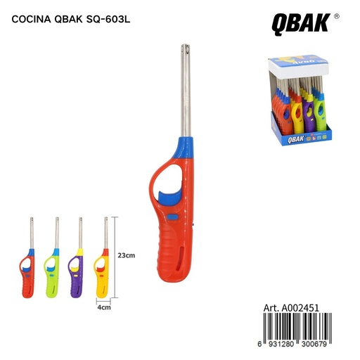 [A002451] Mechero de cocina 23 x 4 cm QBAK SQ-603L - Utensilios de cocina