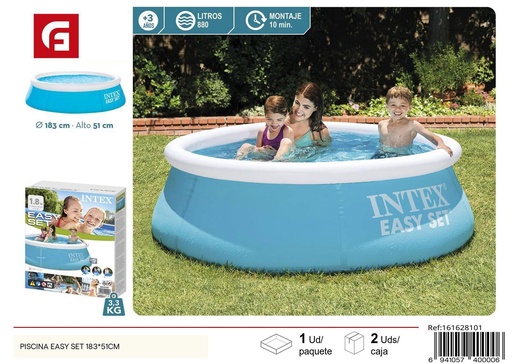 [161628101] Piscina Easy Set 183*51cm para verano