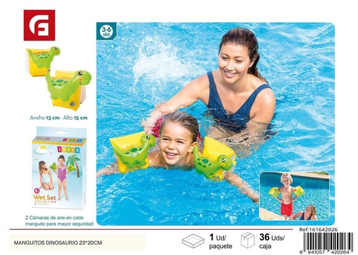 [161642026] Manguitos dinosaurio 23x20cm para natación infantil