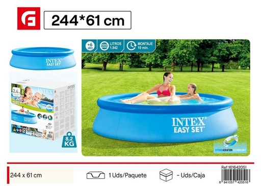 [161642051] Piscina Easy Set D244x61 para verano