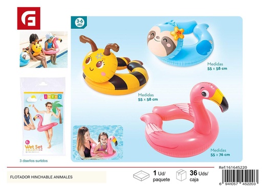 [161645220] Flotador hinchable con forma de animales para niños