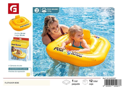 [161645587] Flotador para bebé en forma de salvavidas para natación