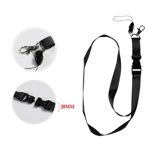 [689419] Acolgador doble gancho 2cm negro para colgar objetos