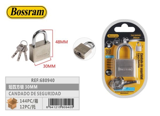 [680940] Candado de seguridad de latón 30mm para protección