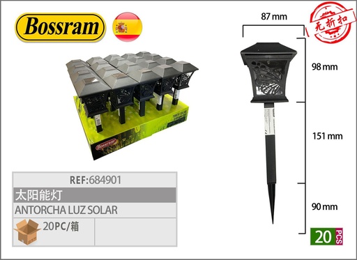 [684901] Antorcha luz solar