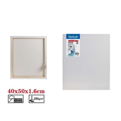 [687521] Lienzo para pintura 40x50x1.6cm 280g