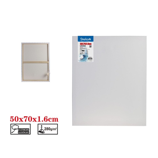 [687526] Lienzo para pintar 50x70x1.6cm 280g