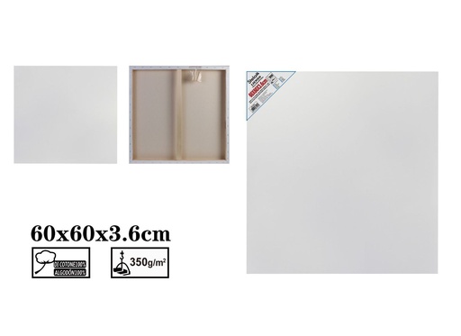 [687553] Lienzo grueso 60x60x3.6cm 350g