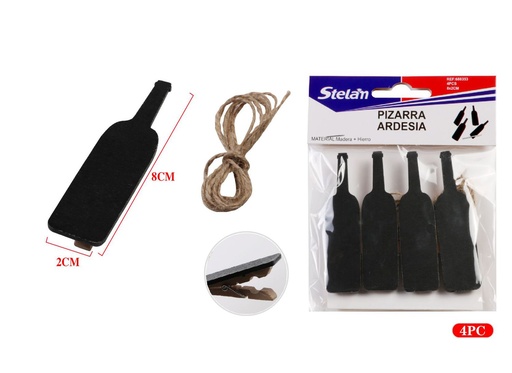 [688353] Pizarra de botella 4pcs