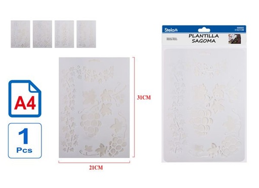 [688882] Plantilla A4 31*21cm para dibujo