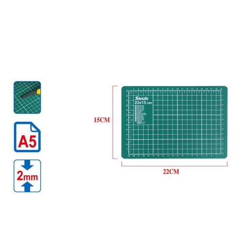 [689197] Base de corte 15x21x2mm para manualidades y oficina