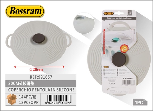 [991657] Tapa de silicona para utensilios de cocina 20cm