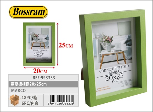 [993333] Marco de fotos MDF 20x25cm para decoración