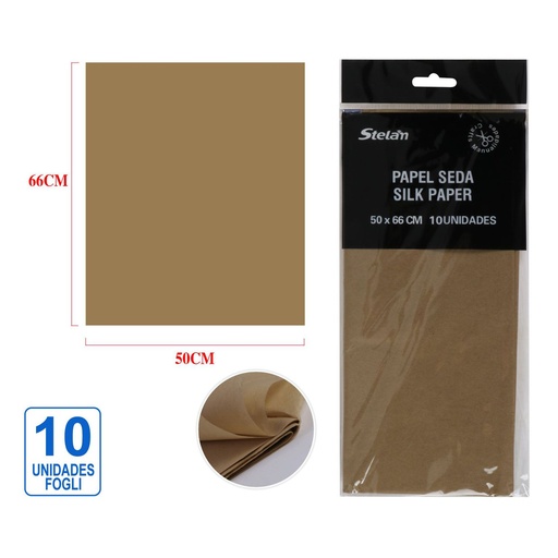 [999209] Papel seda 50x66cm 10u para manualidades