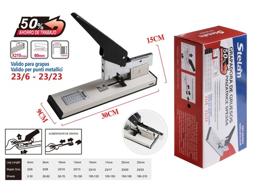 [863864] Grapadora de gruesos 210 hojas