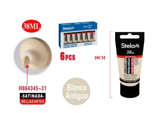 [864345] Pintura acrílica beige 38ml