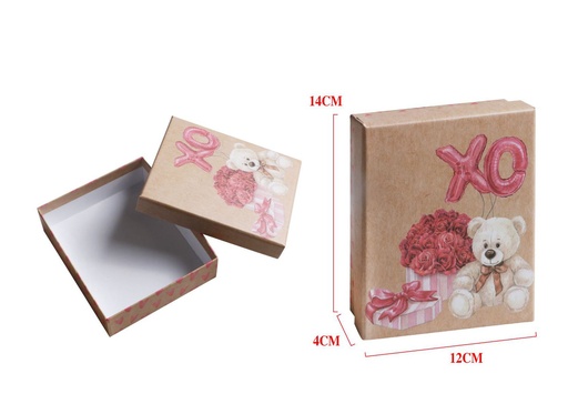 [864571] Cajas de regalo cuadradas 12x14x4cm para obsequios