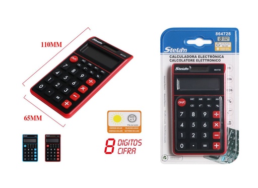 [864728] Calculadora electrónica solar