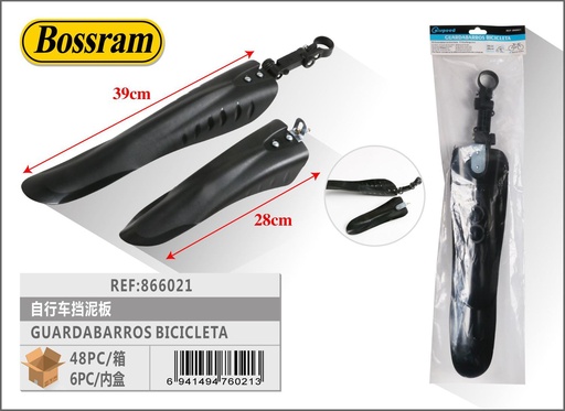 [866021] Guardabarros para bicicleta para protección contra salpicaduras