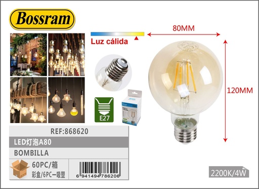 [868620] Bombilla LED L7616 A80 para iluminación