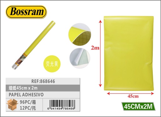 [868646] Papel adhesivo para pared 45cm x 2m