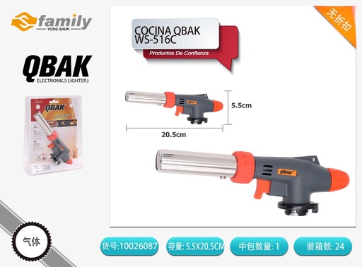 [141242440] Micro soplete de cocina QBAK WS-516C para repostería y cocina