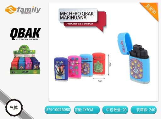 [10026080] Mechero QBAK 0G-603 para marihuana - Accesorios de fumar
