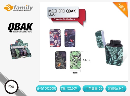 [10026083] Mechero turbo QBAK - Artículos de fumador